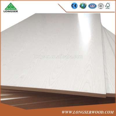 Both Faces 18mm White Melamine MDF For Cabinet