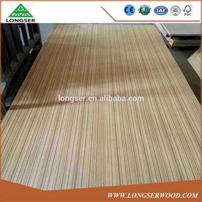 2mm Straight Line Teak Veneer MDF to India