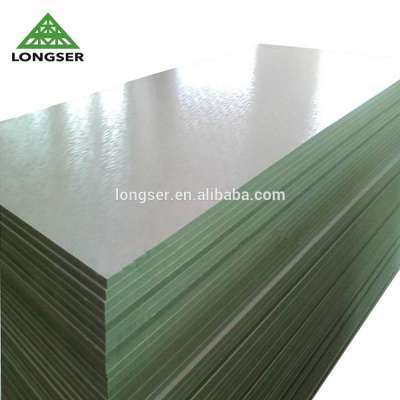 Waterproof 18mm White Melamine Faced Green MDF