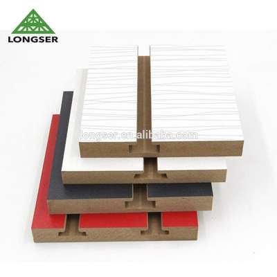 Cheap Display Melamine Laminated Slot MDF