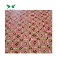 PU Flower Design Paper Overlay Plywood